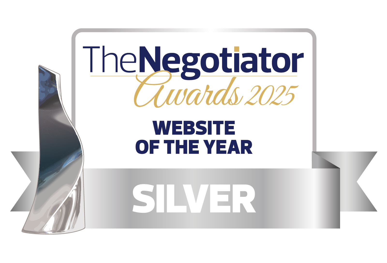 The Negotiator Awards 2025 — Website of the Year, Silver